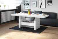 Design Couchtisch Tisch Aversa H-111 Schublade Höhenverstellbar with regard to Couchtisch Höhenverstellbar Weiß